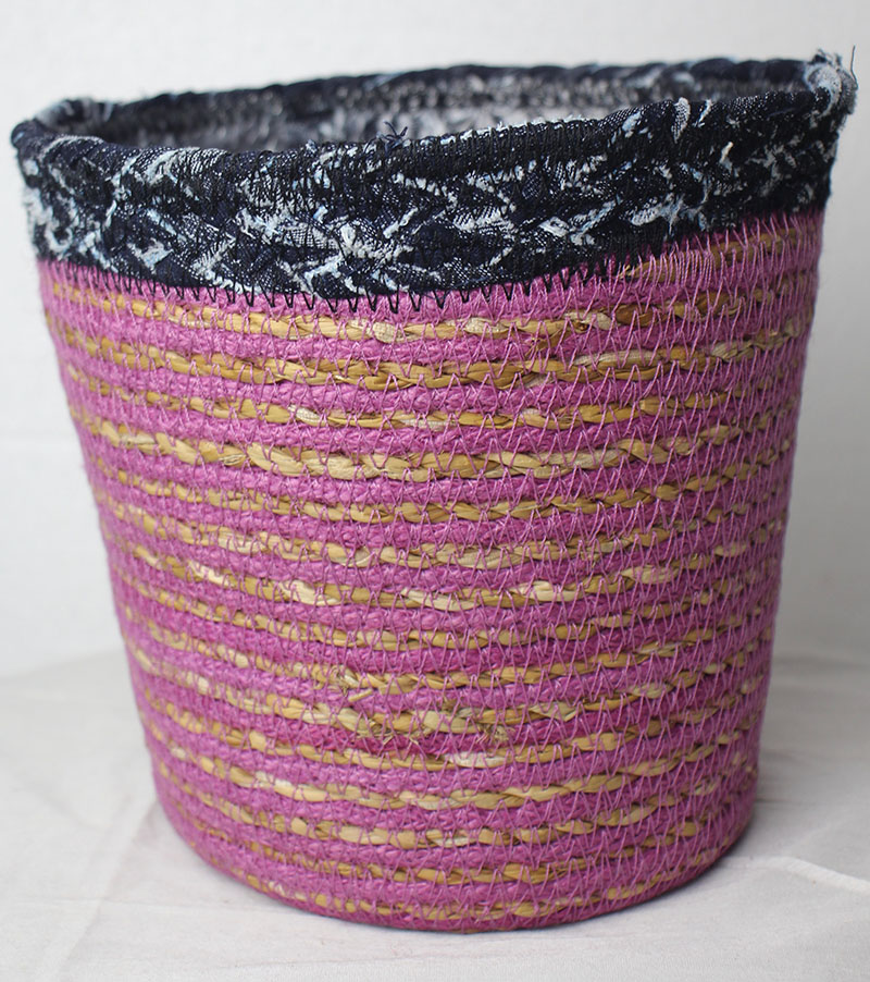 Denim, Jute made planter